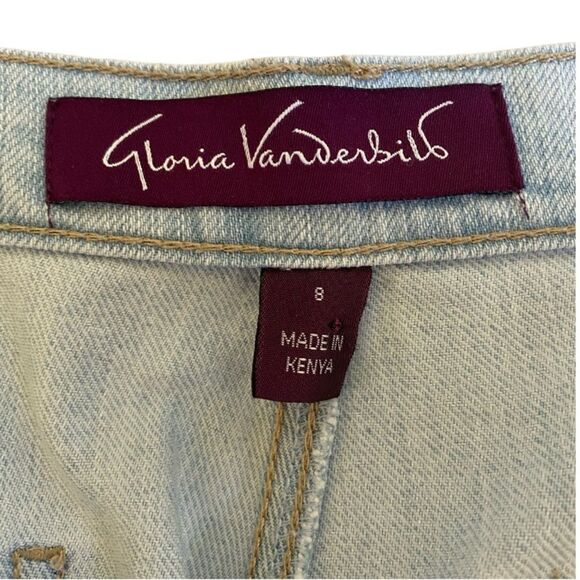 Gloria Vanderbilt Women's Capri Jeans Size 8 Light Wash Soft Denim Comfy - Picture 11 of 12